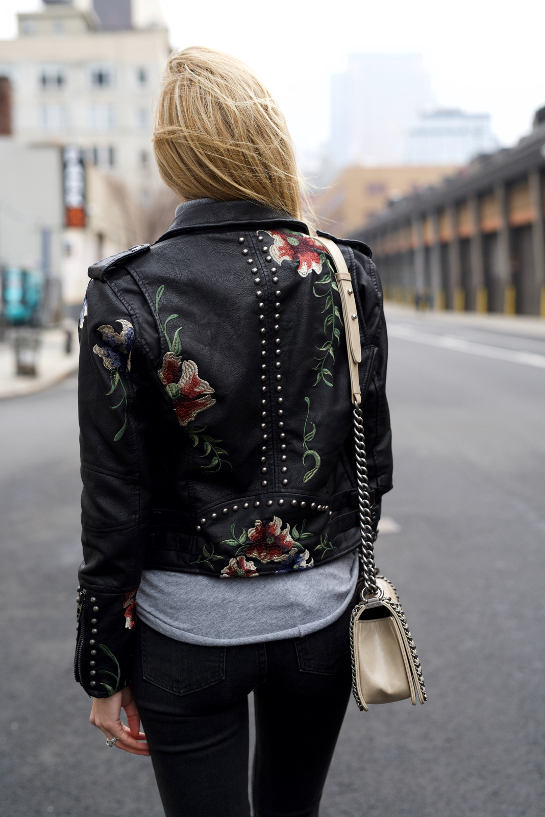 Trend Alert - Must-Have Floral Leather Jacket - Lisa D CahueLisa D Cahue